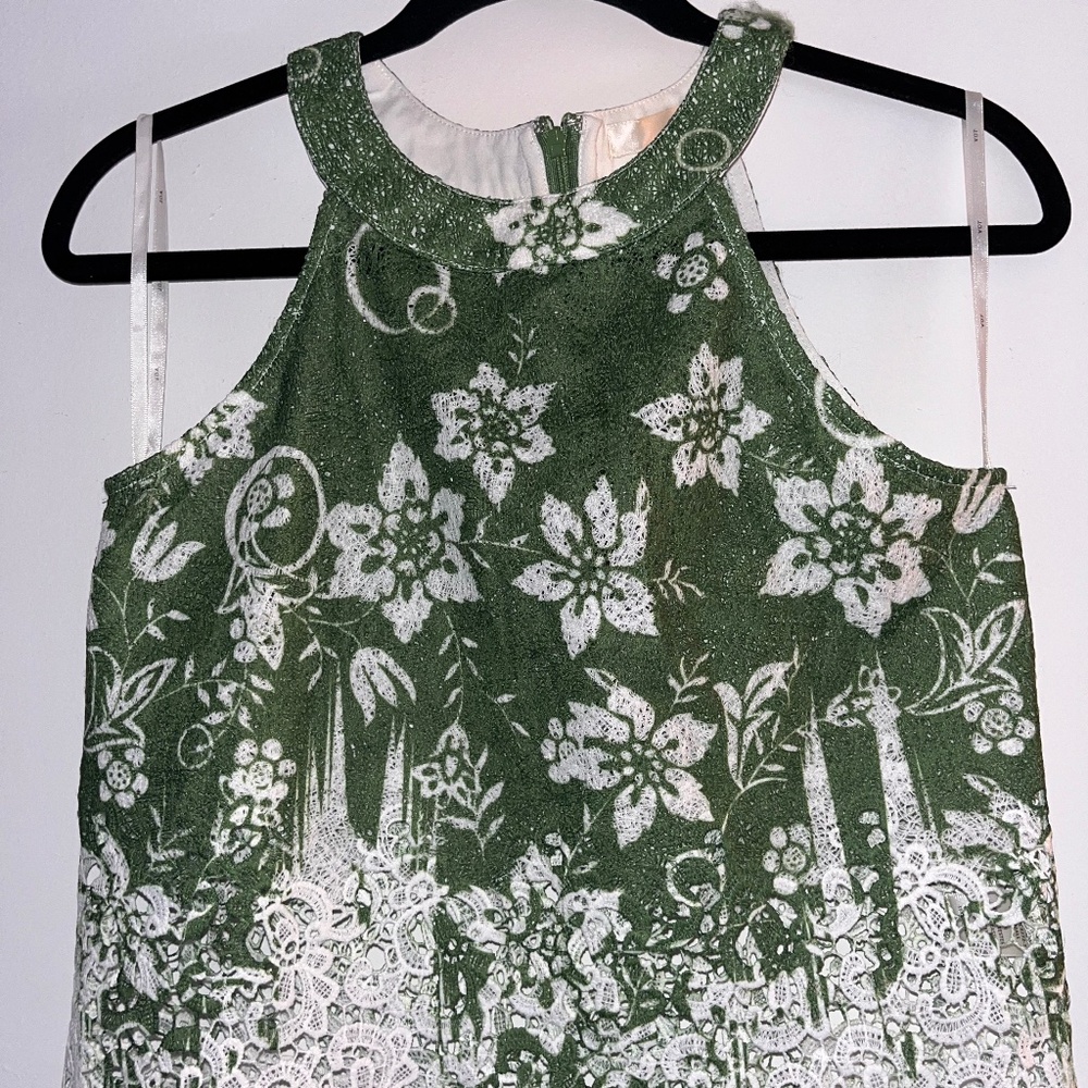 Small JAO Los Angeles Green Halter Top